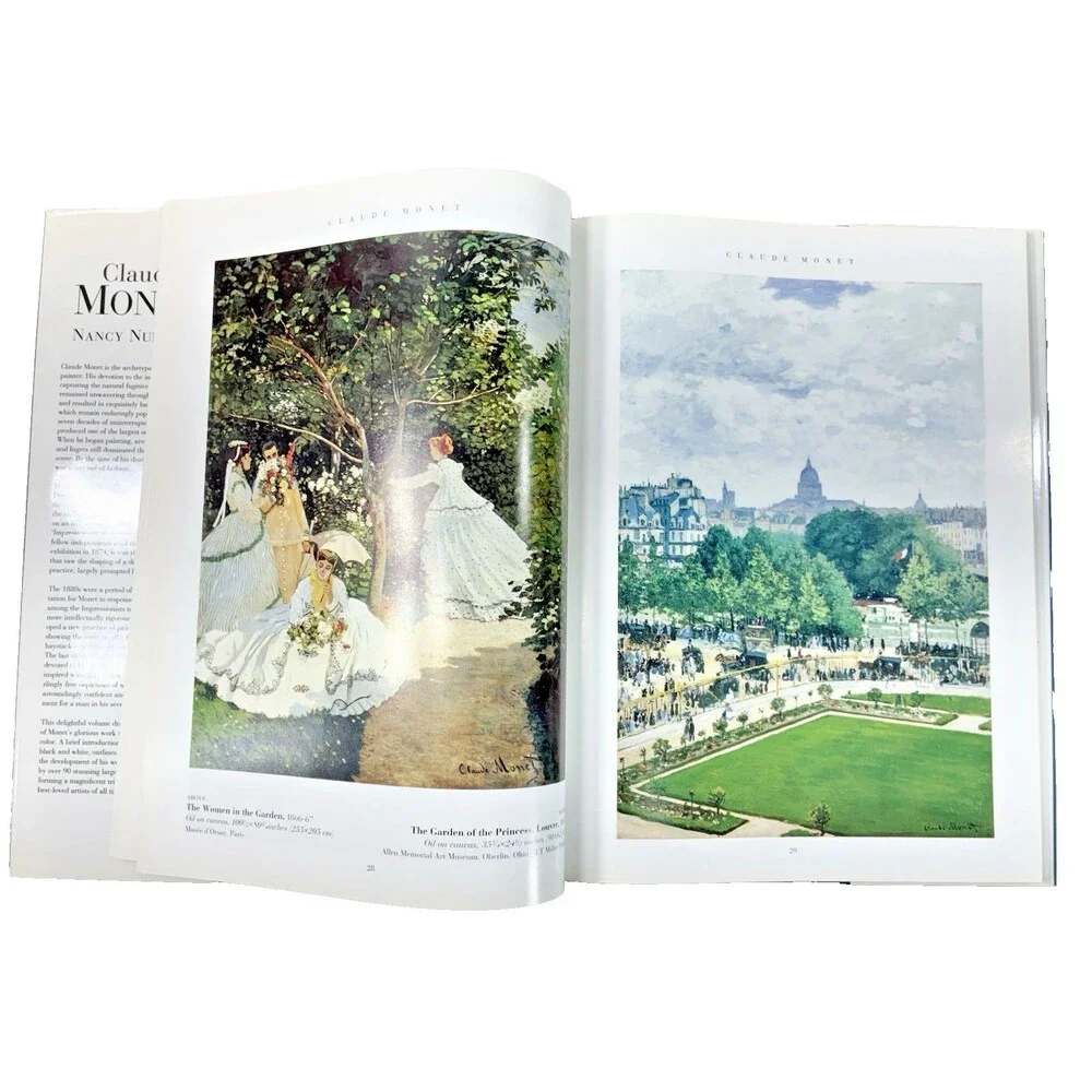Claude Monet by Nancy Nunhead Vintage 1995 Barnes & Noble Hardback Book
